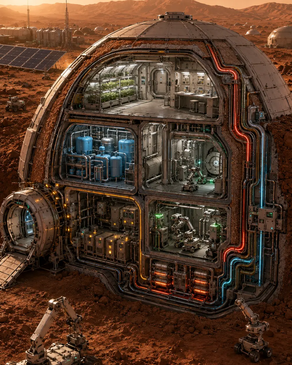 Controlled HABIBI habitat engineering concept